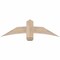 Ekena Millwork Bellingham Smooth Timber Gable Bracket, Douglas Fir, 48"W x 14"H x 3 1/2"D x 5 1/2"F, 7/12 Pitch GBW048X14X0406BEL00SDF - alternate 1